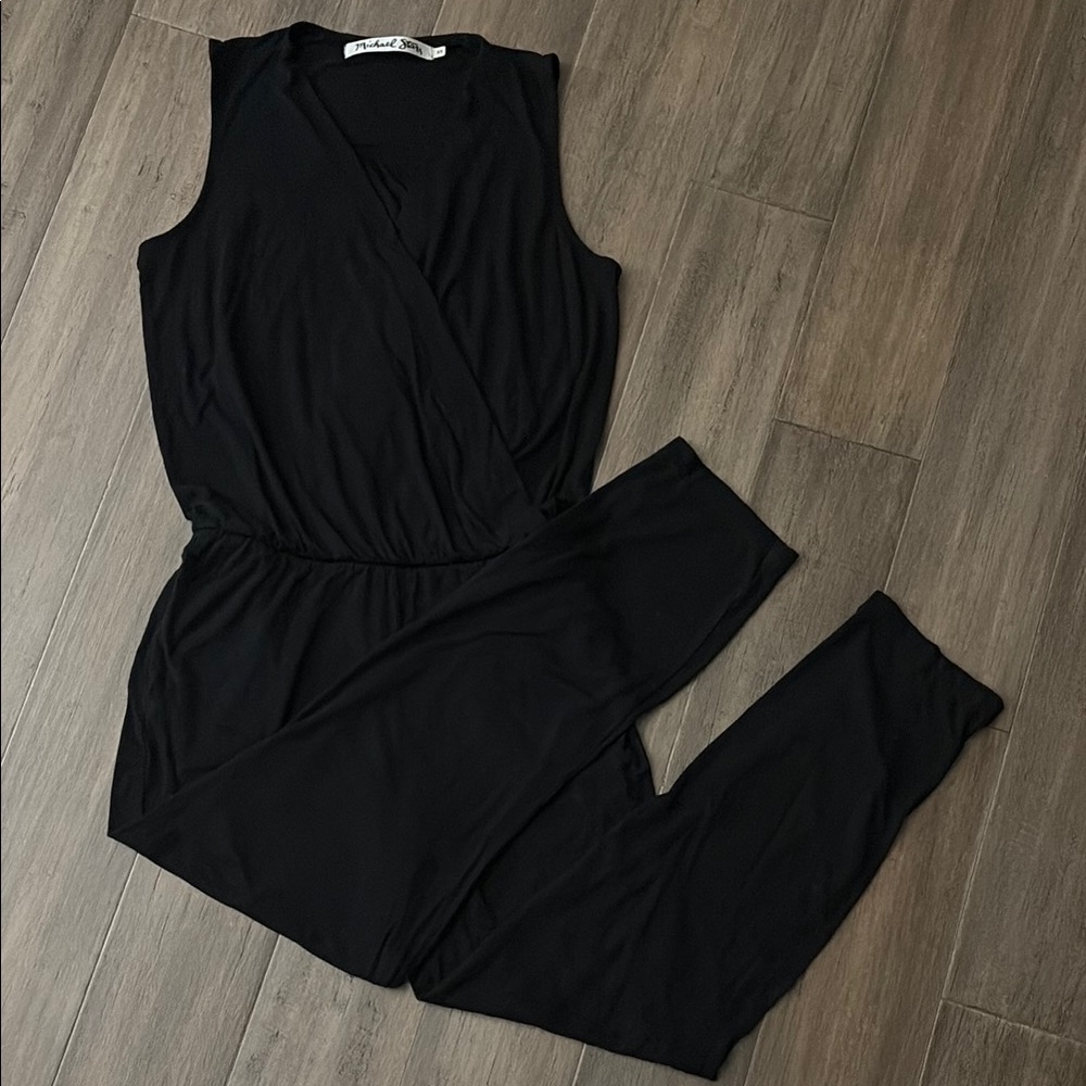 Michael Stars - Elegant Black Sleeveless Jumpsuit